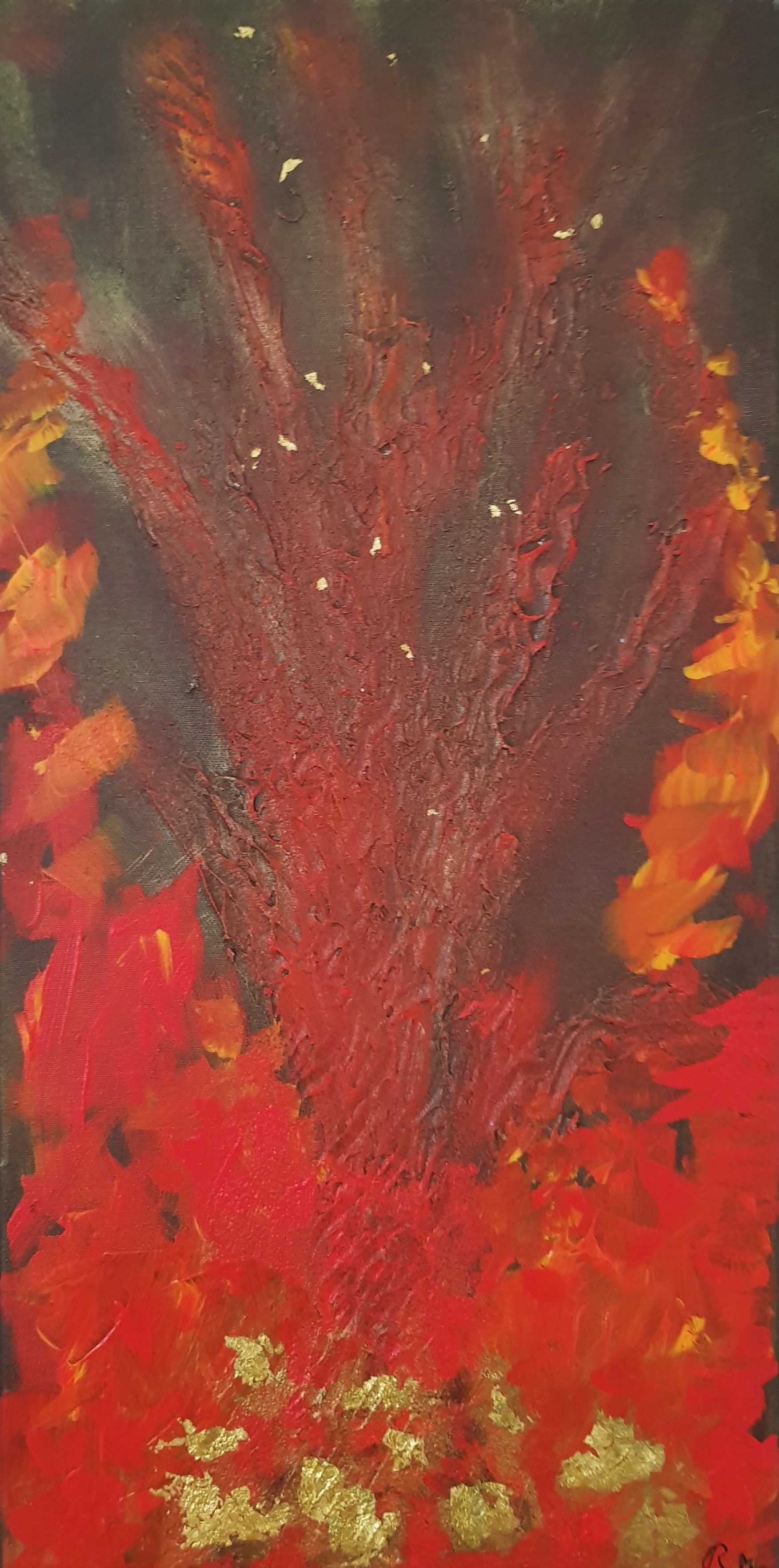 Gedankenausbruch - 30x60cm